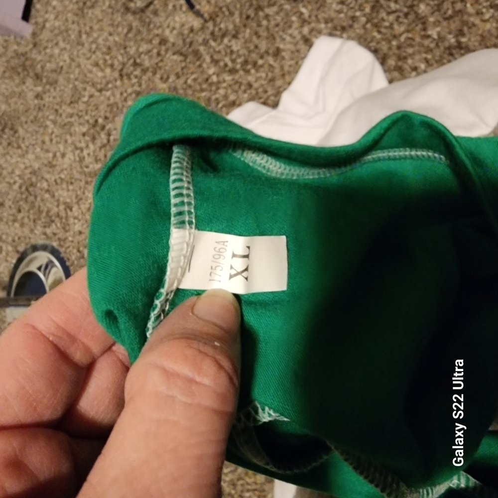 Green and Gray Long Sleeve Shirt - Picture 4 of 4